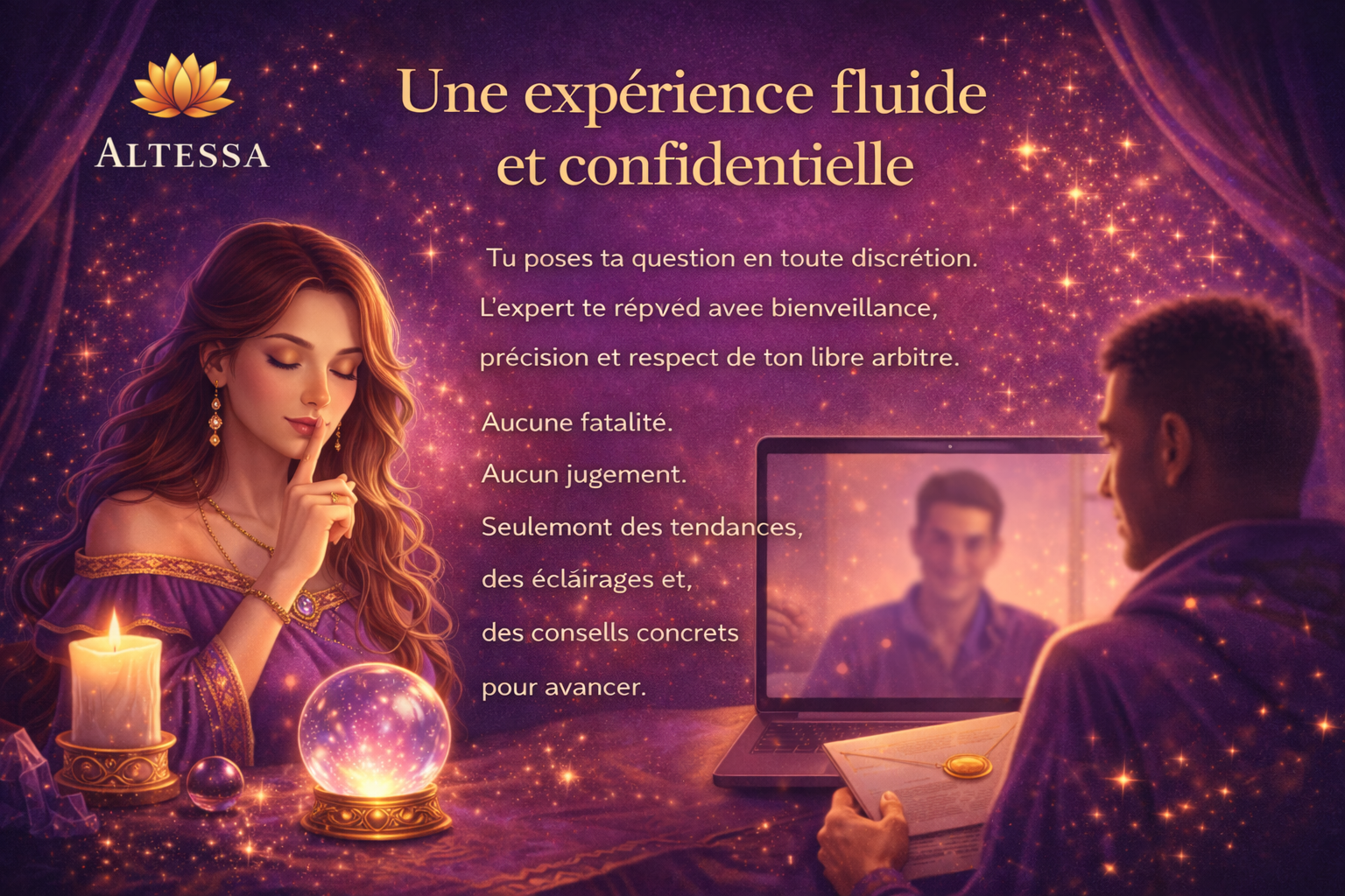 Expérience fluide et confidentielle Altessa